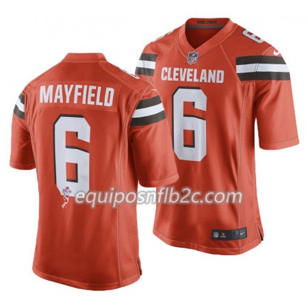 Camiseta Hombre NFL Cleveland Browns Baker Mayfield 6 Nike Azul